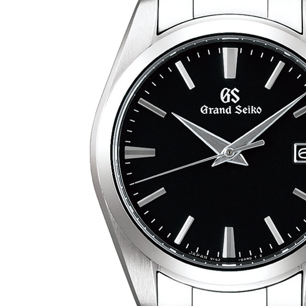 グランドセイコー クオーツ 9F メンズ SBGX261 ブラック メタルベルト カレンダー スクリューバック