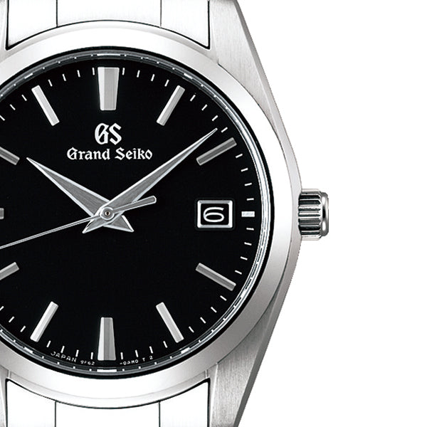 グランドセイコー クオーツ 9F メンズ SBGX261 ブラック メタルベルト カレンダー スクリューバック