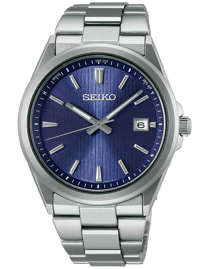 《美品》SEIKO BRIGHTZ 腕時計 電波ソーラー ブルー メンズ s出品物一覧はこちらbyAC