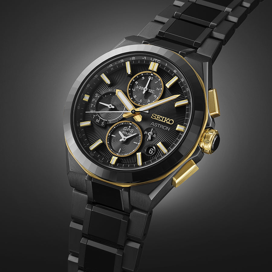 20,700円SEIKO ブライツ 腕時計 ブラックチタン 限定モデル ソーラー電波 クロノ