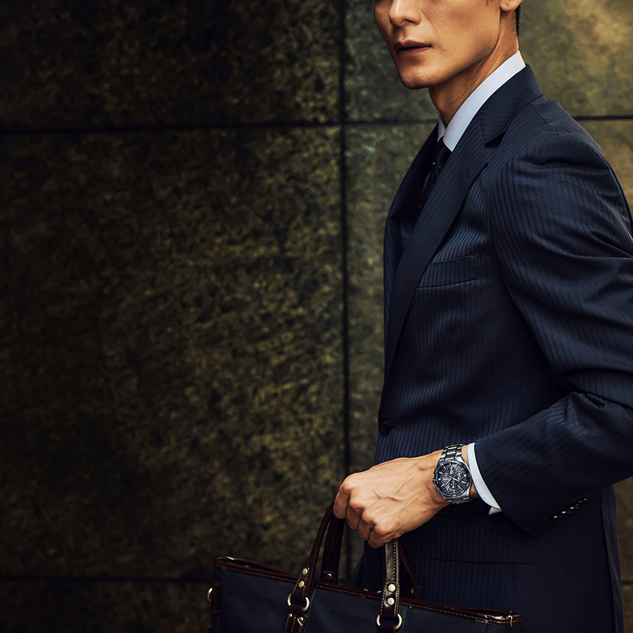 セイコー アストロン ネクスター 3rd デュアルタイム クロノグラフ ホリゾンタルダイヤル SBXC175 メンズ ソーラー GPS衛星電波 チタン ブルーグレー