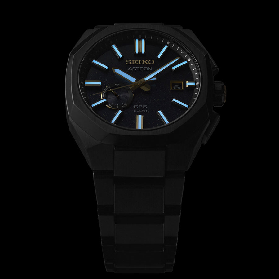 セイコー アストロン ネクスター 2024 限定モデル スターリースカイ SBXD021 メンズ 腕時計 ソーラー GPS衛星電波 ブルーダイヤル ブラック