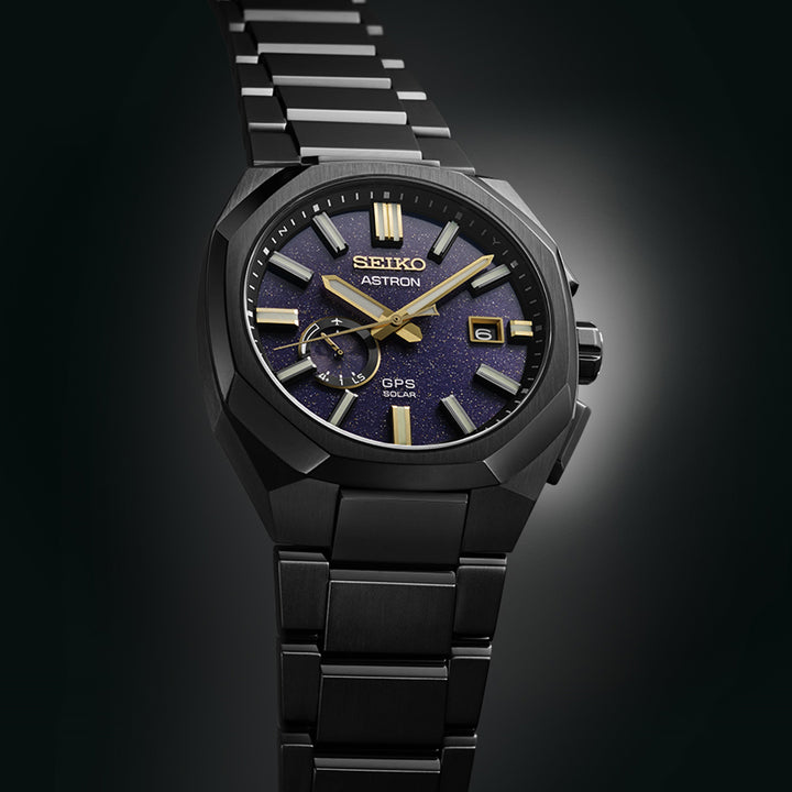 セイコー アストロン ネクスター 2024 限定モデル スターリースカイ SBXD021 メンズ 腕時計 ソーラー GPS衛星電波 ブルーダイヤル ブラック