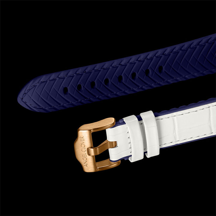 エンジェルクローバー シークルーズ オートマチック SCA44PIBU-WH メンズ 機械式 自動巻き オープンハート ブルーダイヤル 革ベルト