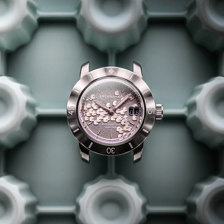 スピニカー フルース セコンドセコンド コラボレーション 限定モデル 50ファントムズ SP-5170-11B メンズ 機械式 自動巻き シルバー