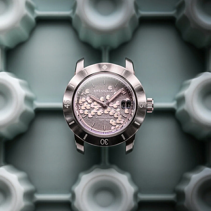 スピニカー フルース セコンドセコンド コラボレーション 限定モデル 50ファントムズ SP-5170-11B メンズ 機械式 自動巻き シルバー