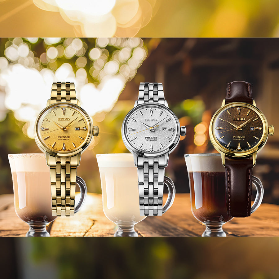 セイコー プレザージュ カクテルタイム ホットバタードラムカウ SRRW005 レディース メカニカル 自動巻き シルバー