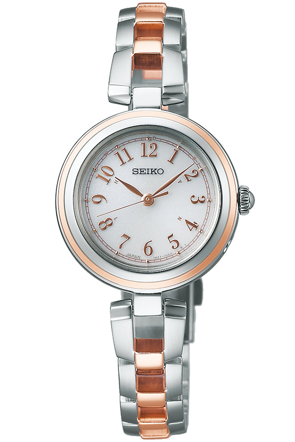 セイコー セレクション Sシリーズ SWFH148 レディース ソーラー電波 3針 アラビアインデックス ホワイトダイヤル