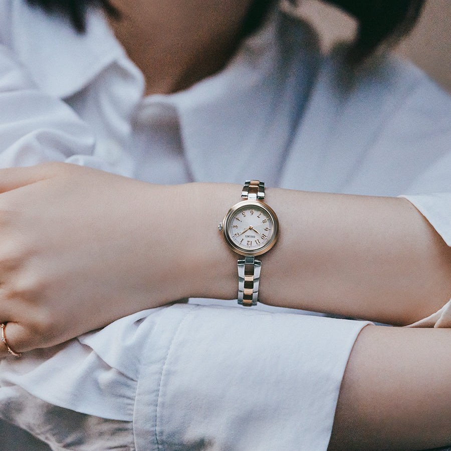 セイコー セレクション Sシリーズ SWFH148 レディース ソーラー電波 3針 アラビアインデックス ホワイトダイヤル