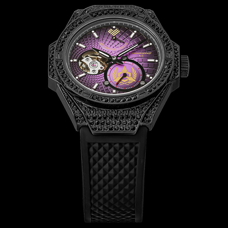 エンジェルクローバー TEKKEN 8 鉄拳8 コラボレーションモデル 麗奈 TE44BKZ-RE メンズ 機械式 自動巻き オープンハート