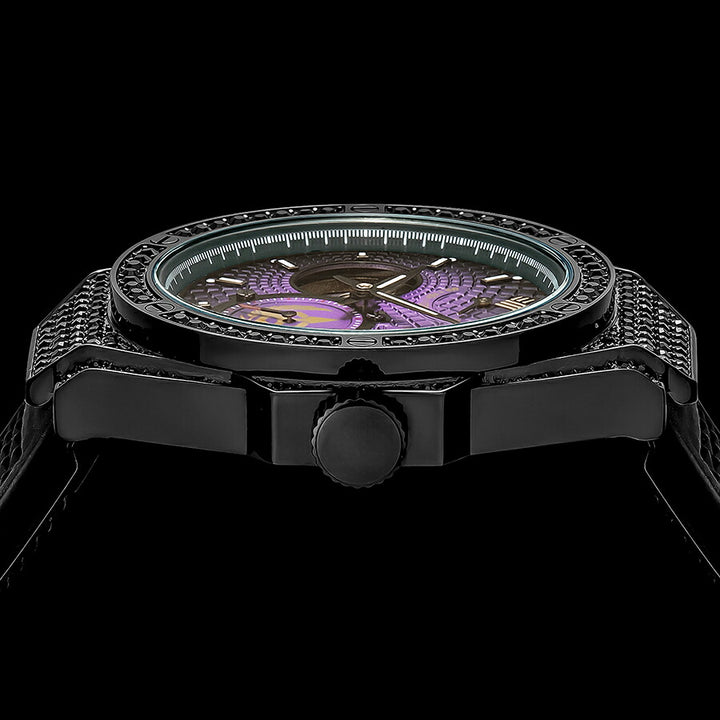 エンジェルクローバー TEKKEN 8 鉄拳8 コラボレーションモデル 麗奈 TE44BKZ-RE メンズ 機械式 自動巻き オープンハート