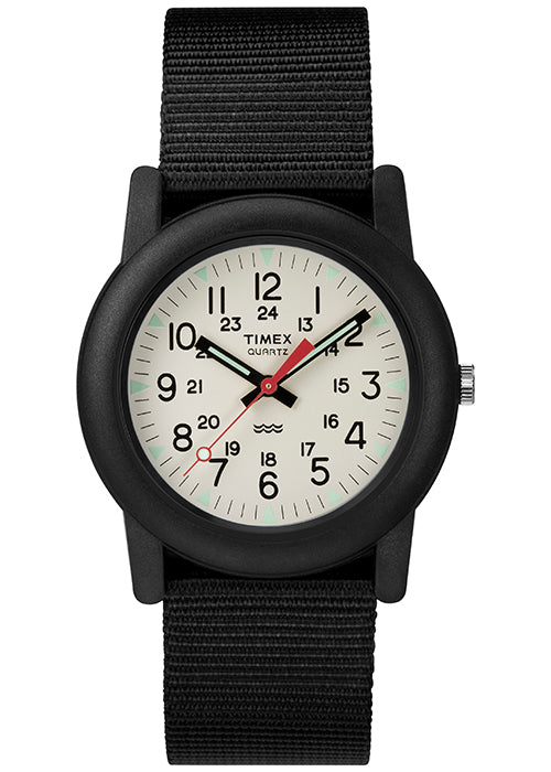 タイメックス キャンパー 34mm 日本限定モデル TW2P59700 メンズ レディース クオーツ 電池式 ナイロンバンド ブラック