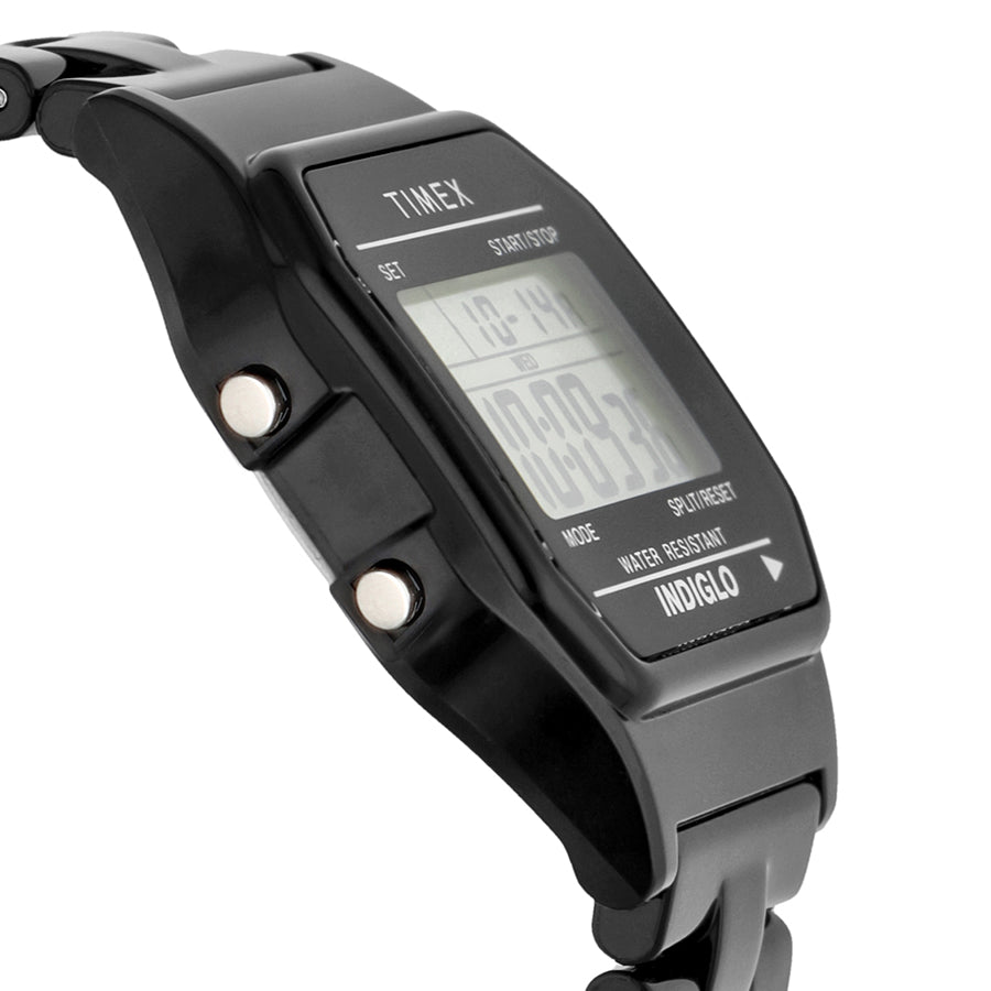 TIMEX  クラシックタイルコレクション 限定 TW2V20000 メンズ 電池式 クオーツ デジタル 樹脂バンド ブラック