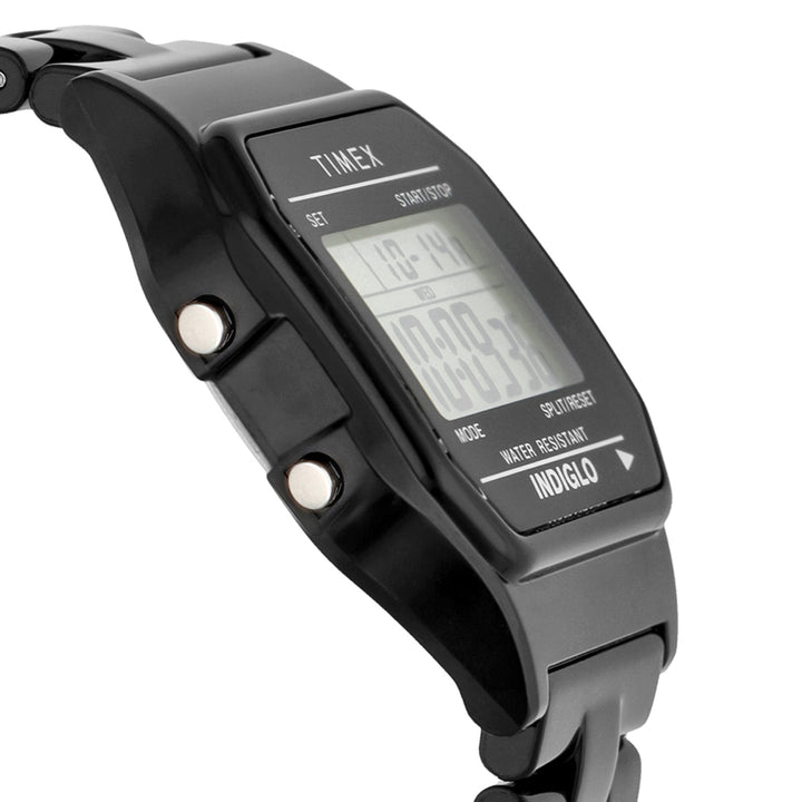 TIMEX  クラシックタイルコレクション 限定 TW2V20000 メンズ 電池式 クオーツ デジタル 樹脂バンド ブラック