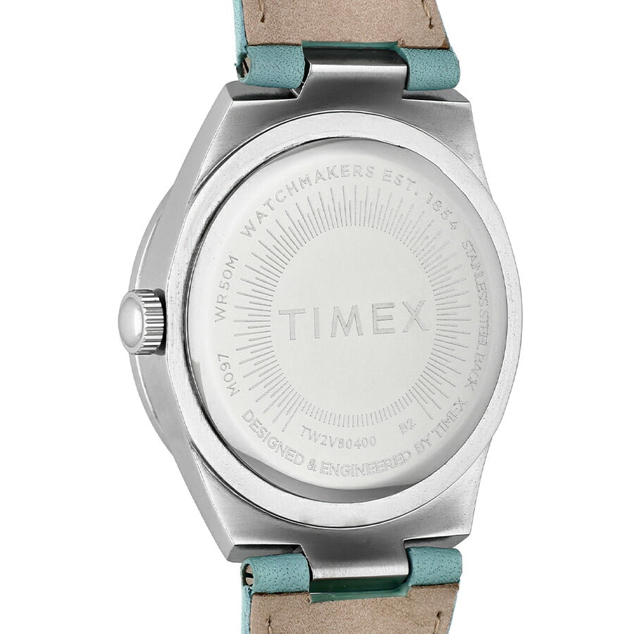 タイメックス シモーネ マルチファンクション アイスブルーコレクション TW2V80400 メンズ レディース 腕時計 電池式 クオーツ 革ベルト