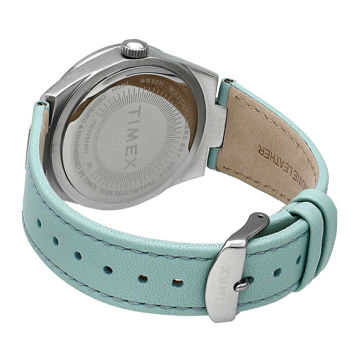 タイメックス シモーネ マルチファンクション アイスブルーコレクション TW2V80400 メンズ レディース 腕時計 電池式 クオーツ 革ベルト