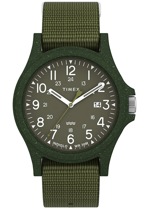 タイメックス Reclaim Ocean リクレイム オーシャン TW2V96000 メンズ 腕時計 クオーツ 電池式 ナイロンバンド グリーン
