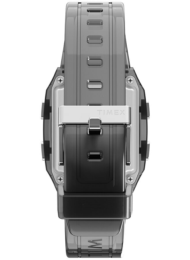 タイメックス Q LCA トランスパレント TW2W45000 メンズ レディース 腕時計 電池式 デジアナ スケルトン グレー