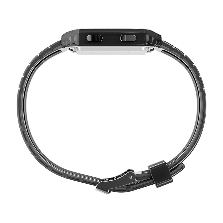 タイメックス Q LCA トランスパレント TW2W45000 メンズ レディース 腕時計 電池式 デジアナ スケルトン グレー