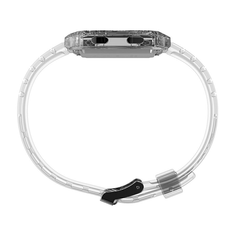 タイメックス Q LCA トランスパレント TW2W45200 メンズ レディース 腕時計 電池式 デジアナ スケルトン クリア