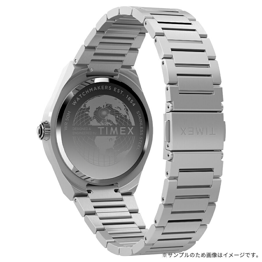 タイメックス Q TIMEX コンチネンタル GMT TW2Y12100 メンズ クオーツ 電池式 グレーダイヤル メタルバンド