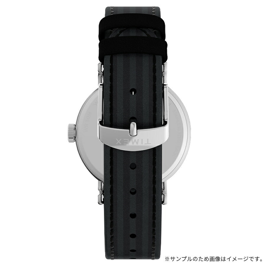 タイメックス ウィークエンダー ウェンズデー コラボレーションモデル TW2Y19400 メンズ レディース クオーツ 電池式 アナログ 革ベルト