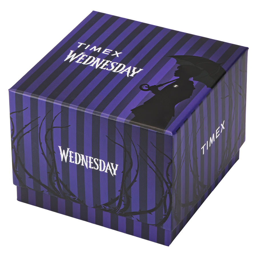 タイメックス ウィークエンダー ウェンズデー コラボレーションモデル TW2Y19400 メンズ レディース クオーツ 電池式 アナログ 革ベルト