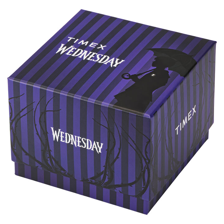 タイメックス ウィークエンダー ウェンズデー コラボレーションモデル TW2Y19400 メンズ レディース クオーツ 電池式 アナログ 革ベルト