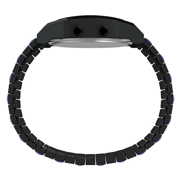 タイメックス T80 ウェンズデー コラボレーションモデル TW2Y19500 メンズ レディース 電池式 デジタル ブラック パープル