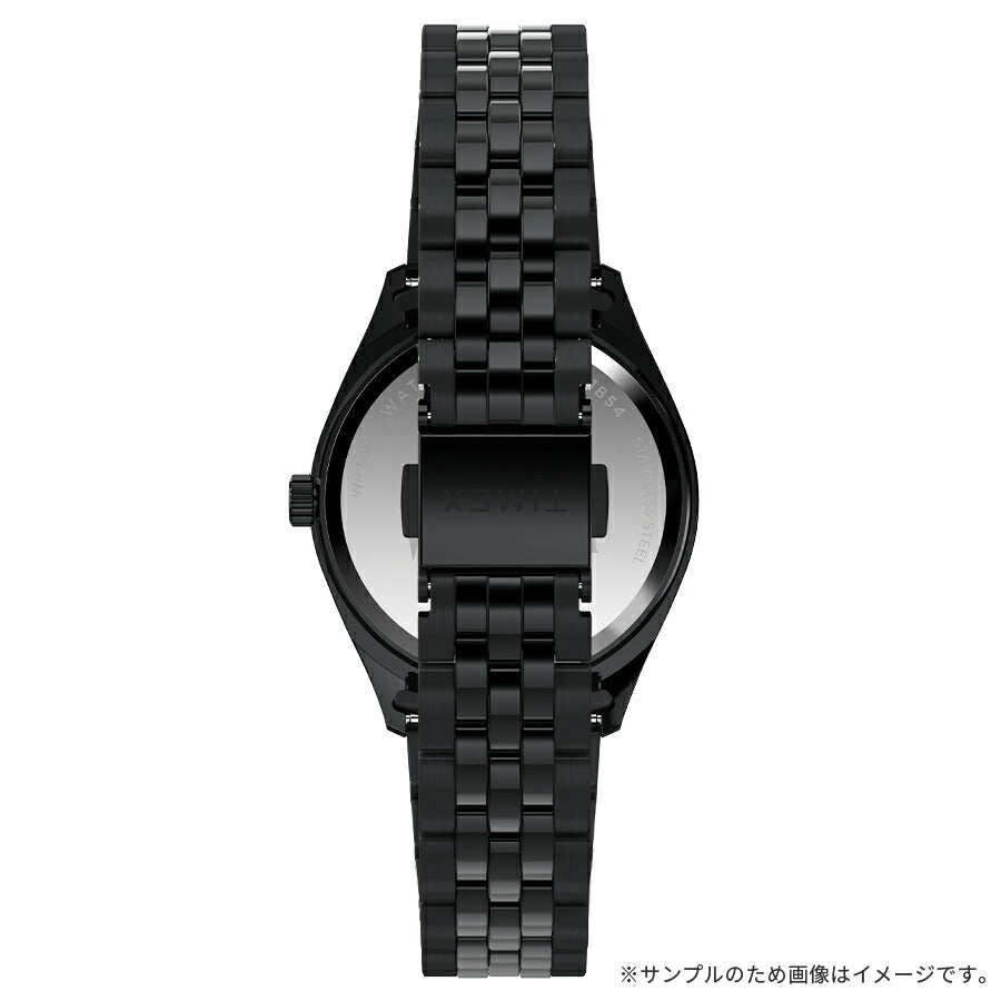 タイメックス レガシー ウェンズデー コラボレーションモデル TW2Y19600 メンズ レディース クオーツ 電池式 アナログ ブラック