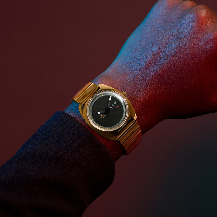 タイメックス Q TIMEX 1975 エニグマ 復刻モデル ミステリーダイヤル TW2Y34400 メンズ クオーツ 電池式 ゴールド