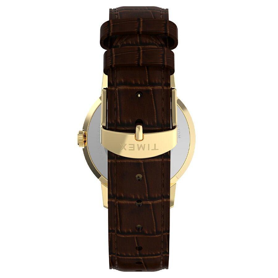 タイメックス Marlin マーリン 34mm TW2Y37800 メンズ レディース クオーツ 電池式 3針 グリーンダイヤル ブラウン 革ベルト