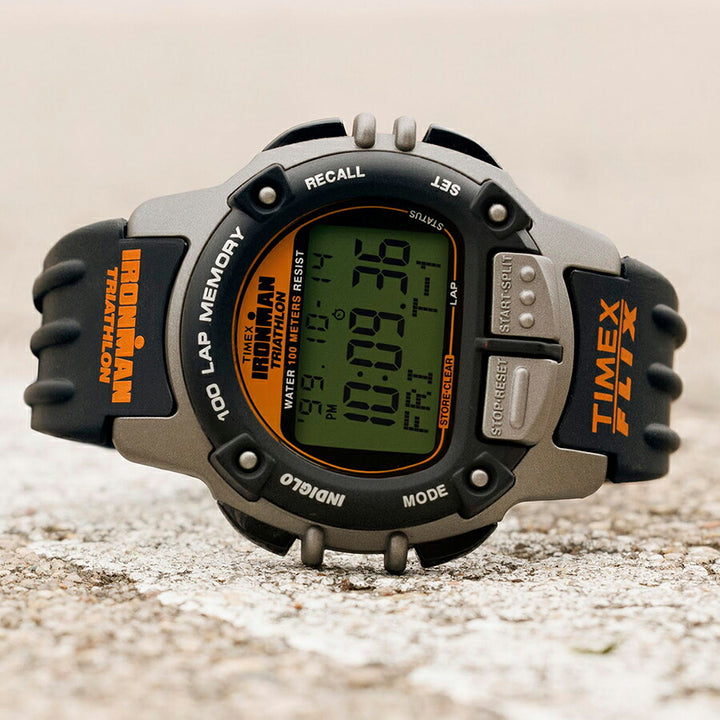 タイメックス アイアンマン フリックス 100 TW5M63200 メンズ 腕時計 電池式 デジタル ブラック グレー