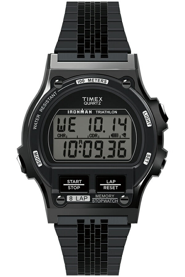 タイメックス アイアンマン 8 ラップ メタル 日本限定モデル TW5M66500 メンズ 電池式 デジタル ブラック