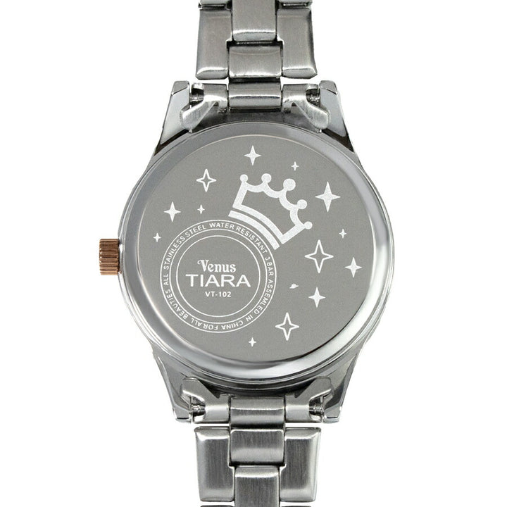 ヴィーナスティアラ 3針モデル VT102-PK レディース クオーツ 電池式 ピンク白蝶貝ダイヤル メタルバンド