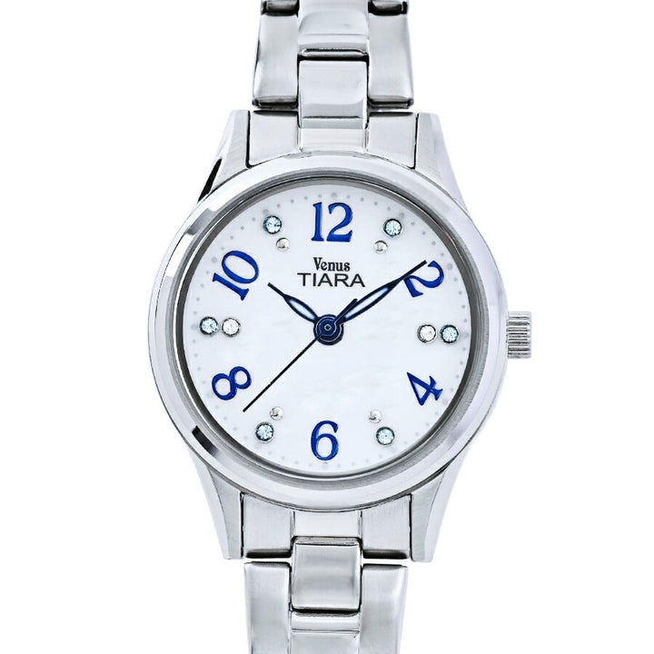 ヴィーナスティアラ 3針モデル VT102-WH2 レディース クオーツ 電池式 白蝶貝ダイヤル メタルバンド