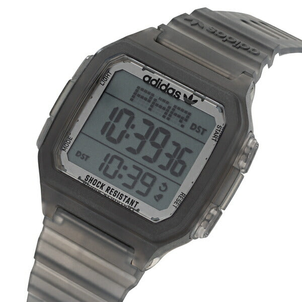 adidas アディダス STREET ストリート DIGITAL ONE GMT デジタルワン GMT AOST22050 メンズ 腕時計 電池式 デジタル ワールドタイム ブラック