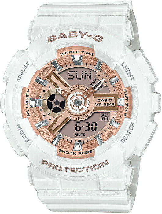 BABY-G G-SHOCKデザインインスパイア BA-110X-7A1JF レディース 電池式 アナログ デジタル ホワイト – THE CLOCK  HOUSE公式オンラインストア