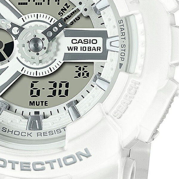 BABY-G ベビージー BA-110シリーズ G-SHOCKデザインインスパイア BA-110X-7A3JF レディース 腕時計 電池式 アナログ デジタル ホワイト 国内正規品 カシオ