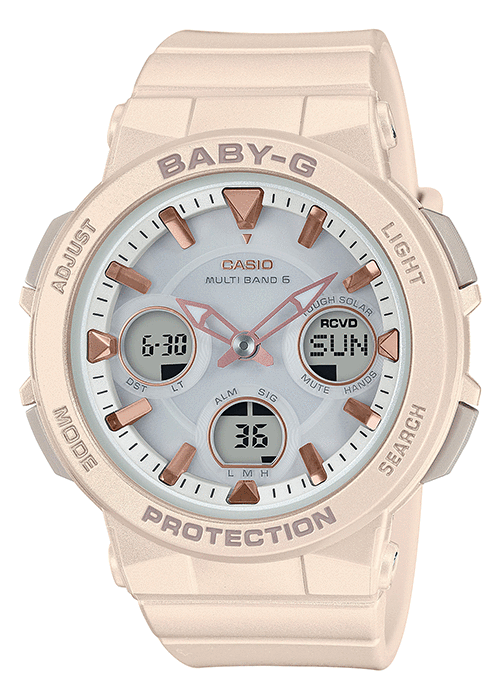 BABY-G BGA-2510-4AJF レディース 電波 ソーラー アナデジ ピンク BABY-G BGA-2510-4AJF レディース 電波 ソーラー アナデジ ピンク