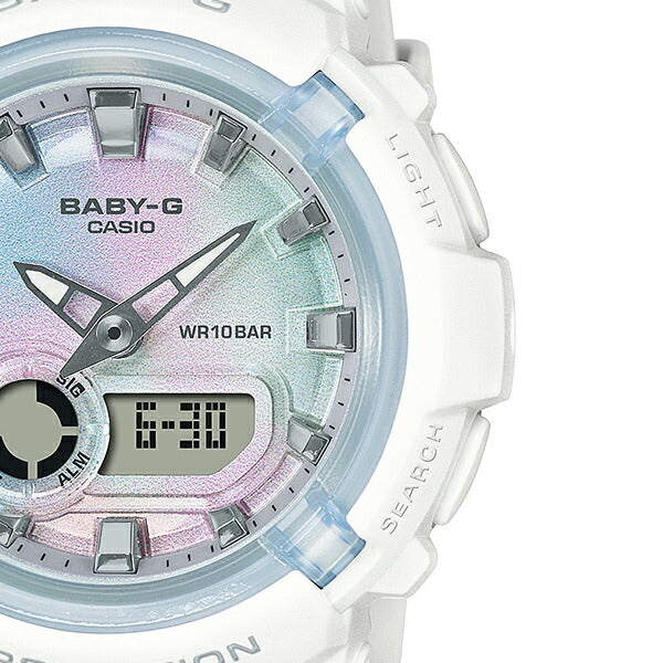 BABY-G BGA-280-7AJF レディース 腕時計 電池式 アナデジ 樹脂バンド ホワイト 国内正規品 カシオ