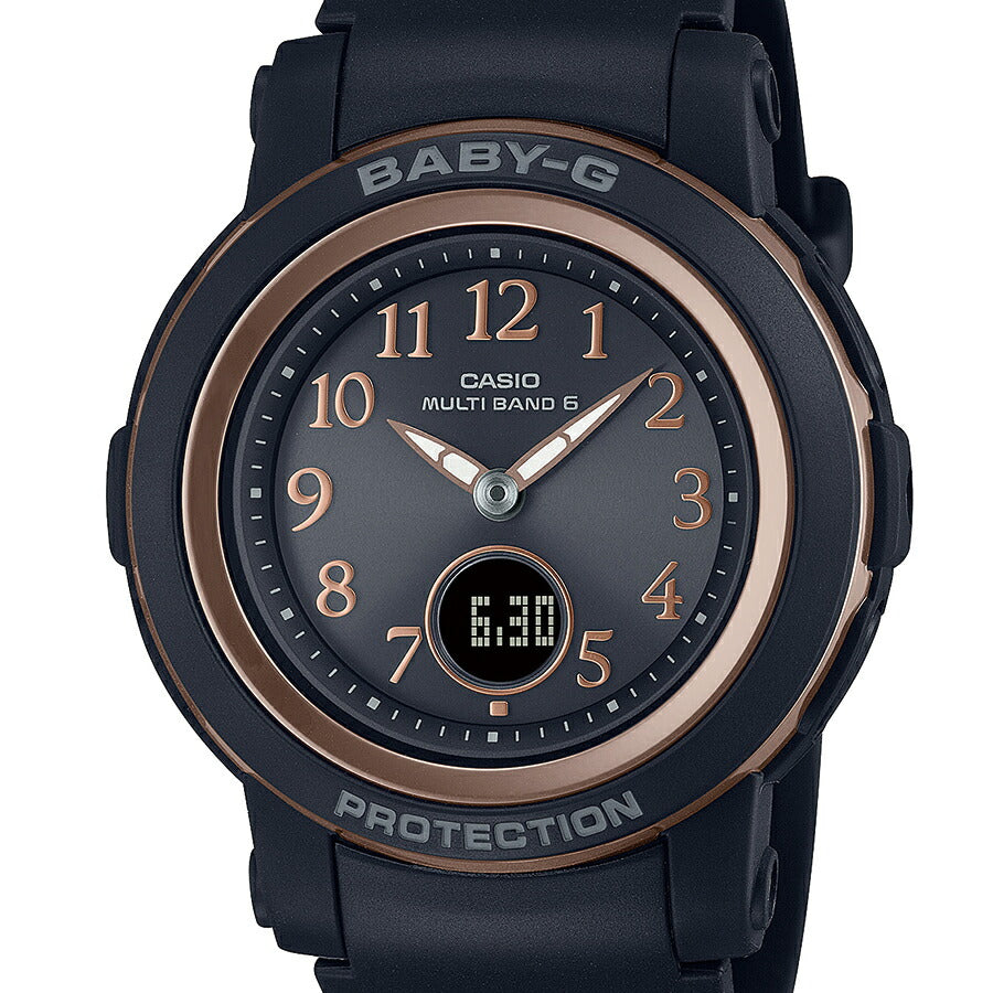 BABY-G アラビックインデックス BGA-2900AF-1AJF レディース 腕時計 電波ソーラー アナデジ ブラック 国内正規品 カシオ