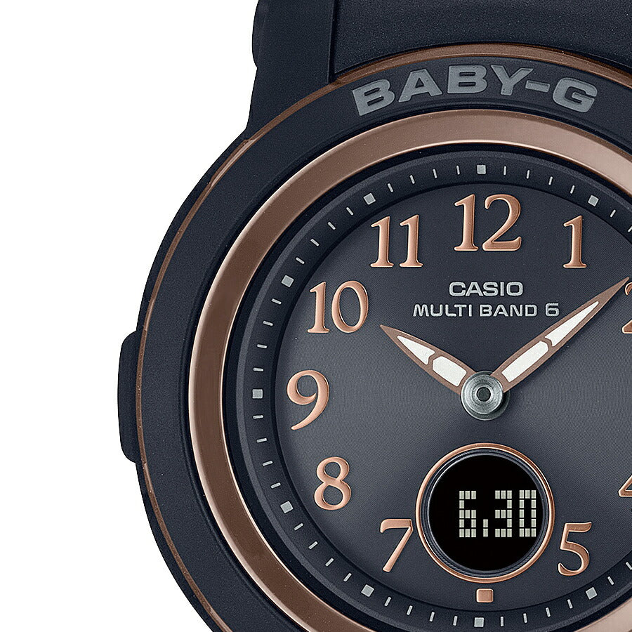 BABY-G アラビックインデックス BGA-2900AF-1AJF レディース 腕時計 電波ソーラー アナデジ ブラック 国内正規品 カシオ