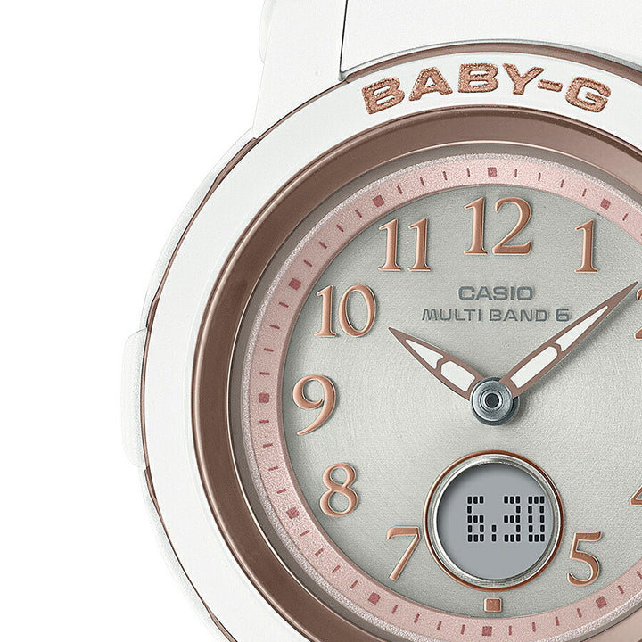 BABY-G アラビックインデックス BGA-2900AF-7AJF レディース 腕時計 電波ソーラー アナデジ ホワイト 国内正規品 カシオ