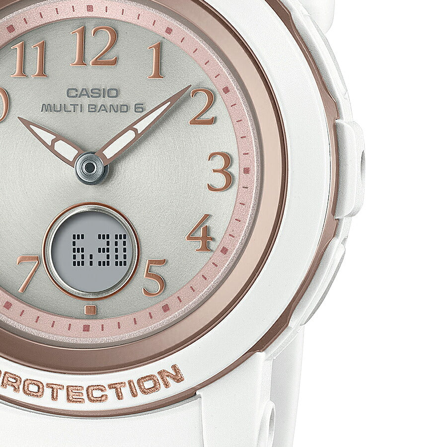 BABY-G アラビックインデックス BGA-2900AF-7AJF レディース 腕時計 電波ソーラー アナデジ ホワイト 国内正規品 カシオ