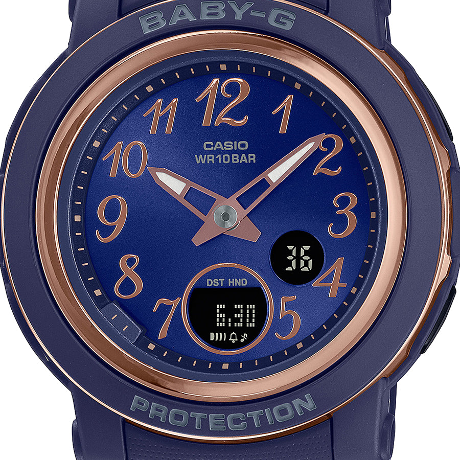 BABY-G BGA-290シリーズ ネイビー BGA-290SA-2AJF レディース 腕時計 電池式 アナデジ 国内正規品 カシオ