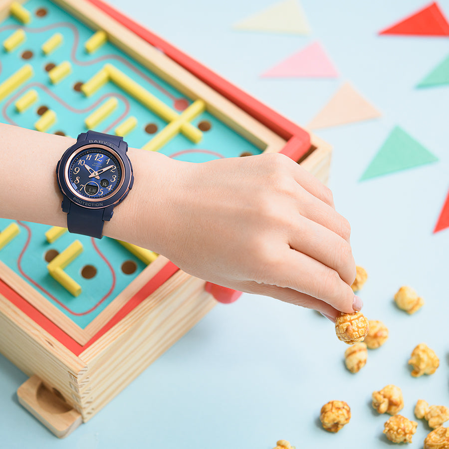 BABY-G BGA-290シリーズ ネイビー BGA-290SA-2AJF レディース 腕時計 電池式 アナデジ 国内正規品 カシオ