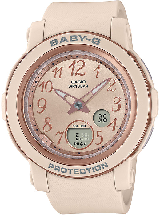 BABY-G BGA-290シリーズ ピンクベージュ BGA-290SA-4AJF レディース 腕時計 電池式 アナデジ 国内正規品 カシオ
