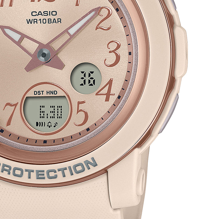 BABY-G BGA-290シリーズ ピンクベージュ BGA-290SA-4AJF レディース 腕時計 電池式 アナデジ 国内正規品 カシオ