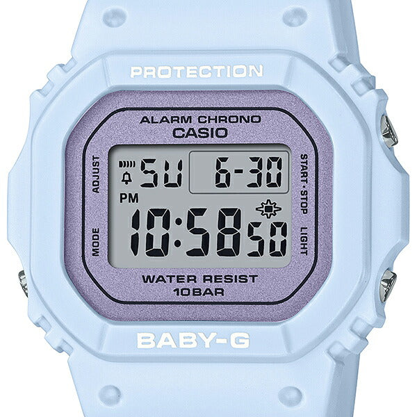 BABY-G ベビージー スプリング フラワーカラー ライラック BGD-565SC-2JF レディース 腕時計 電池式 デジタル 小型 スクエア 国内正規品 カシオ